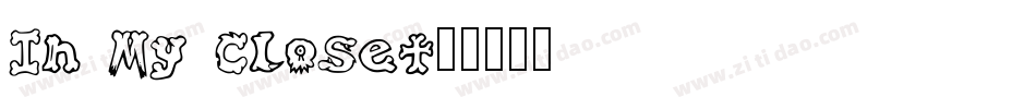 In My Closet字体转换
